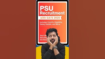 PSU Recruitment through GATE 2026 (Ultimate Guide)