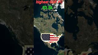 Worst vs Best GDP Per Capita 🌍💸 #shorts #gdp #geography