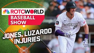 Nolan Jones, Jesus Luzardo and More Injuries + Top Waiver Adds | Rotoworld Baseball Show (FULL SHOW)