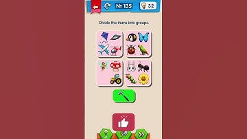 IQ Boost Level 135 – Divide the items into groups #iqboost  #mobilegame #games #shorts #puzzlegame