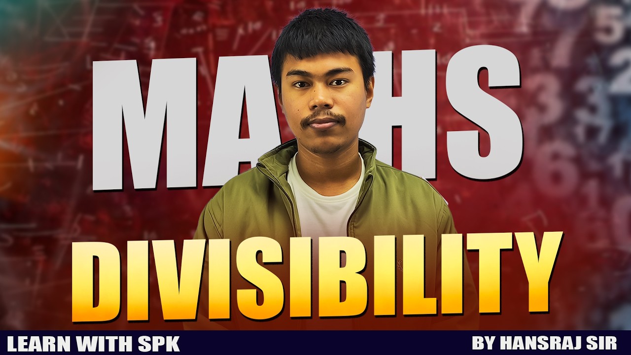 Assam Police / ADRE  || Divisibility  || By Hansraj Sir