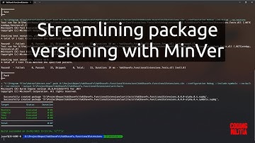 Streamlining package versioning with MinVer