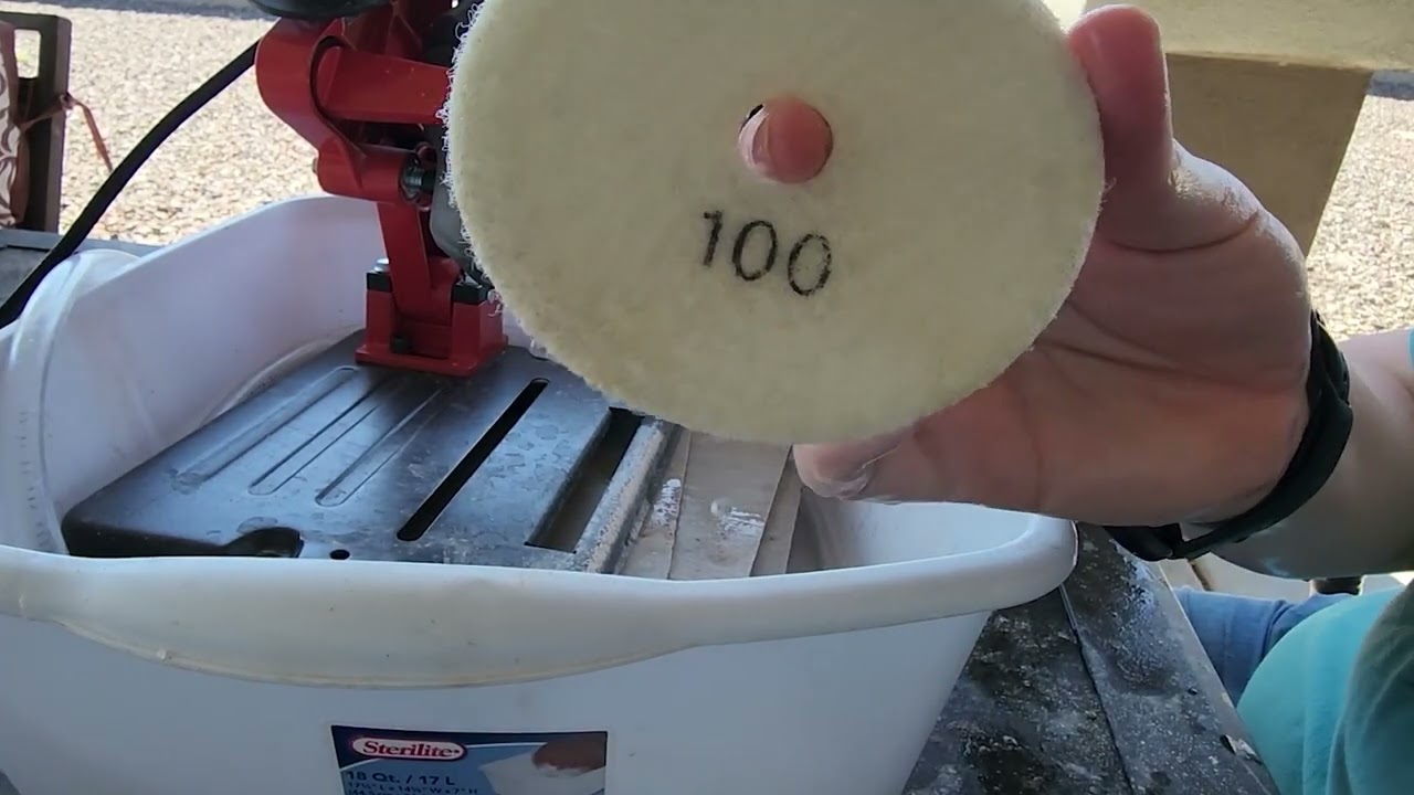 Rock Polishing on a budget!