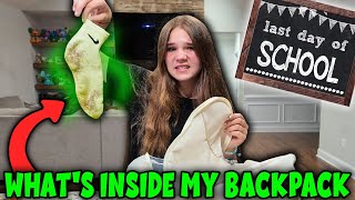 What's In My Backpack 4?? Gross