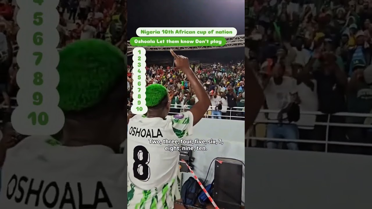 see what oshoapa did after Nigeria beat morroco in afon final 