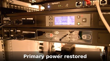 What happens with the homelab during power loss