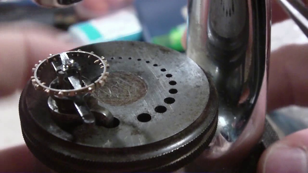 Balance staff replacement Part 2, Hamilton 992 YouTube