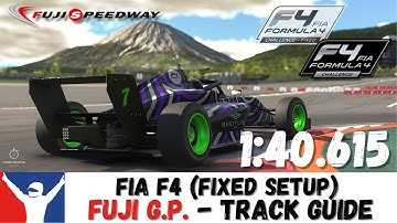 iRacing F4 Fuji Guide - 1:40.615 (Fixed Setup) - F4 Fuji Grand Prix Track Guide