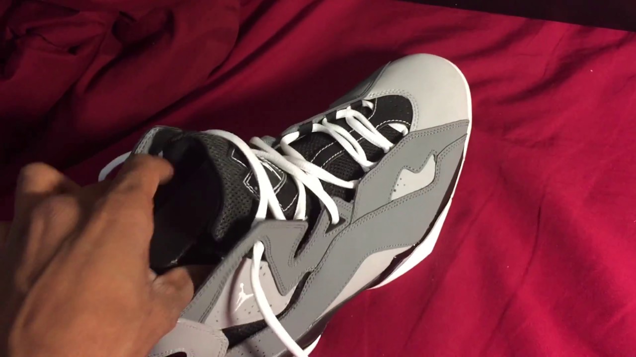 jordan true flight cool grey black