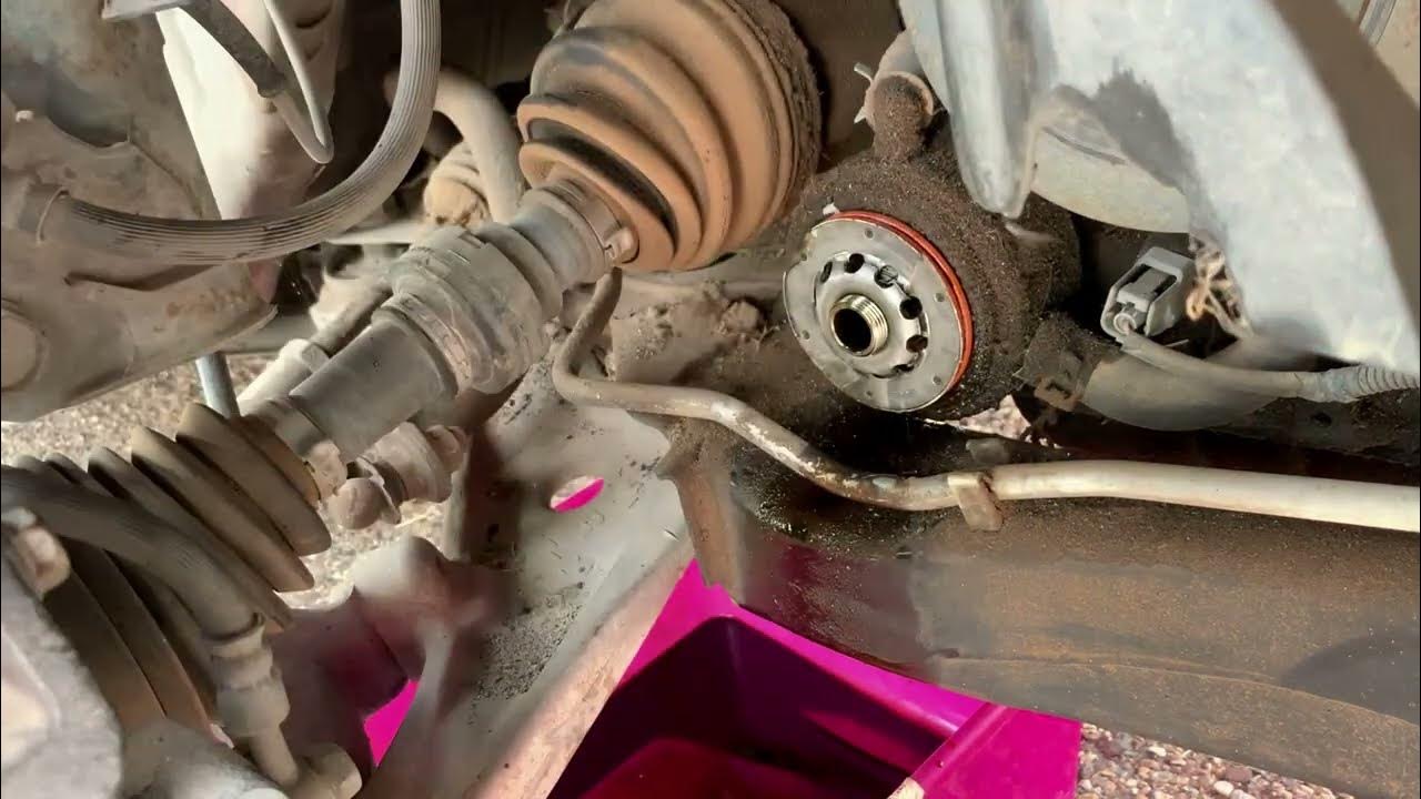 STUCK oil filter how to remove. - YouTube