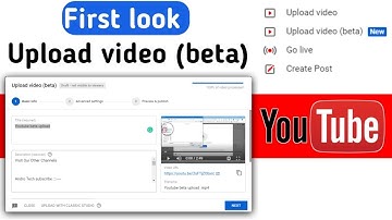 YouTube upload video (beta) new || YouTube studio beta video upload window || YouTube new update