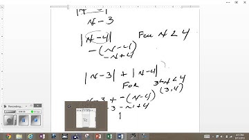 Simplifying Absolute Value Expressions