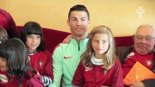 Vidéo. Cristiano Ronaldo reçoit des enfants atteints de maladies chroniques