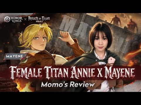 FEMALE TITAN GRATIS DARI PAPIH TENCENT!! - Momo's Review #HoKxAttackonTitan