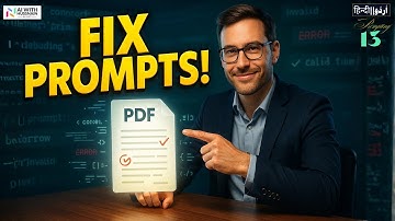 🤯 Class:13||Prompt Debugging||Fix BAD AI Output! |Urdu|Hindi