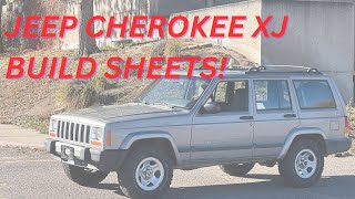 How to Get (and Read!) a Build Sheet For Your Jeep Cherokee XJ (Or Other Chrysler Vehicle!)
