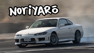 Drifting my favorite track backwards in S15 Silvia