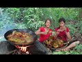 Food yummy Mouth watering: Duck curry Cooking with Hot chili for food ideas - My Natural Food ep 37
