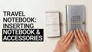 Build Your Travel Notebook Planner & Journal Set Up Cloth & Paper