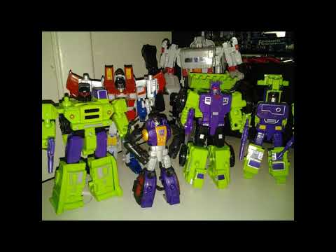 Wei Jiang OS Hulkie aka Constructicon Devastator set Transformer GT Engineering Devastator
