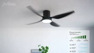 Smart Ceiling Fan With Light Dc Motor Energy Saving Dimmable