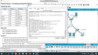 4 4 2 9 Packet Tracer   Troubleshooting IPv4 ACLs