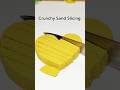 Crunchy Sand Slicing – So Relaxing 😴 #shorts”#asmr #kineticsand #ytshorts