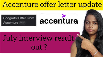 Accenture Interview Results 2023 | Accenture Offer Letter | Accenture Joining Task Insufficiency