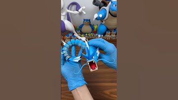 Stl and 3mf available on cults3d.       #pokemon #gyarados #3dprinting #bambulab #articulated #asmr