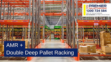 AMR + Double Deep Pallet Racking - Munro Footwear Group | Premier Pallet Racking