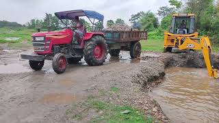 New JCB n3dx super BS4 backhoe loading mud in tractor #viral #video #backhoe #tractor