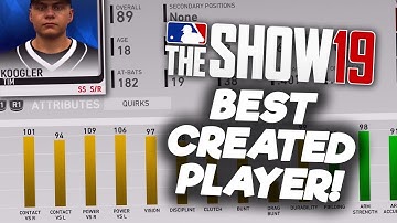 How to Build the Best Created Player in Diamond Dynasty! MLB The Show 19