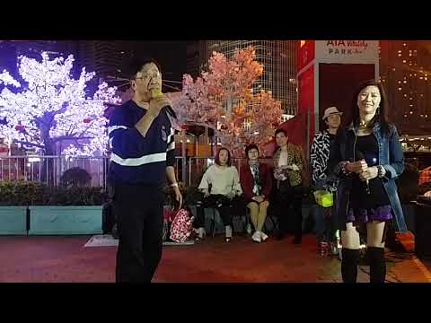 旺角張偉文在旺角羅文同Pauline合唱:無言的結局
