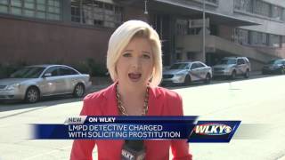 Louisville detective charged with soliciting prostitution, official misconduct