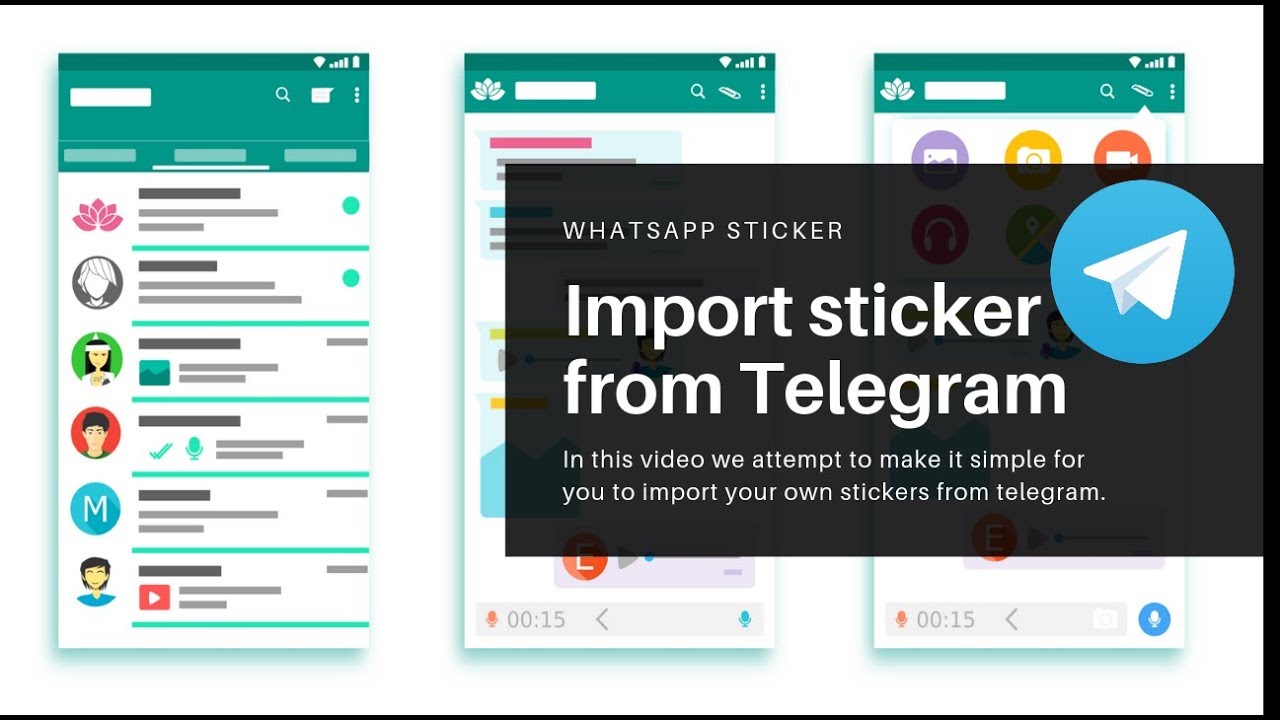 Import Telegram Stickers To Whatsapp Easy Method Youtube