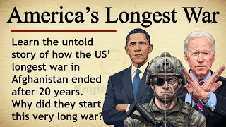 America's Longest War || 🇺🇸⚔️ Learn English Through Story Level 2 || Graded Reader 🎧