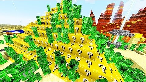 LUCKY BLOCKS PYRAMID 2 MOD CHALLENGE - MINECRAFT MODDED MINI-GAME!