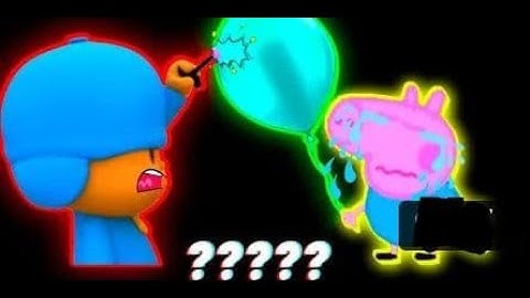 💥Pocoyo And peppapig "I am not pocoyo!" Screaming Cool  Sound Variation