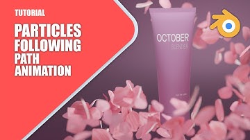 Object Particles Following Path || Product Animation || Blender Tutorial