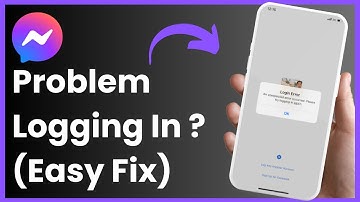How To Fix Facebook Messenger Login Problem ! [EASY STEPS]