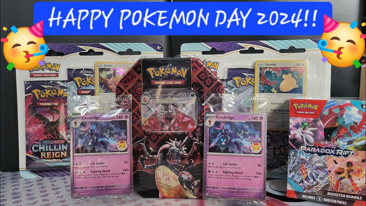 2024 pokemon day card Pokemon TCG: Ceruledge Day 2024 Stamped Promo Card 040/091 main image 1