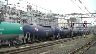 JR貨物　EF65-2138牽引　上り貨物列車　大宮通過