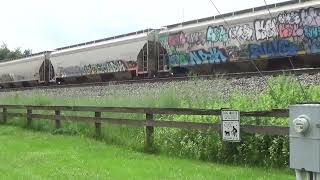 Railfanning Cresson PA eastbound grain train