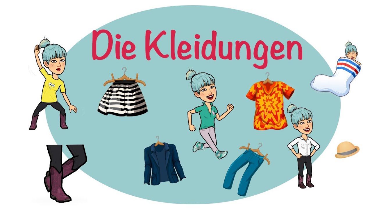 Die Kleidung / Klamotten / Deutsch lernen / German Clothes / Almanca Kıyafetler / Was hast du an ?