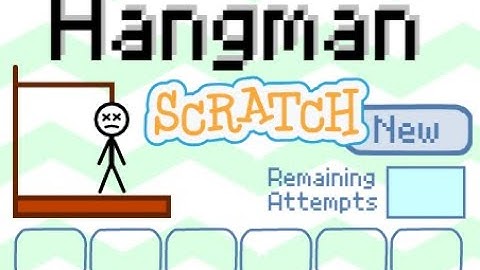 Scratch Tutorial | Scratch Hangman Game | How to make Hangman game on scratch