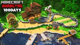 I Survived 100 Days in the Jungle in Hardcore Minecraft 