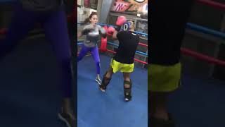 Boxing Sparring Alalay Lang Ako Gm.mateo Bayot Wmaam Bridget Suarez Malabon Gym