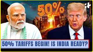 Trump’s 50% Tariffs Hit Indian Exports | Big Test for India’s Economy