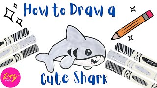 How to Draw a Cute Shark