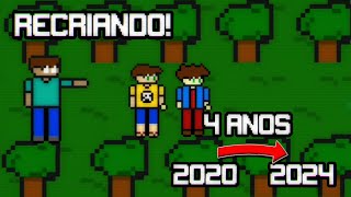 RECRIEI o meu JOGO do HEROBRINE depois de 4 ANOS